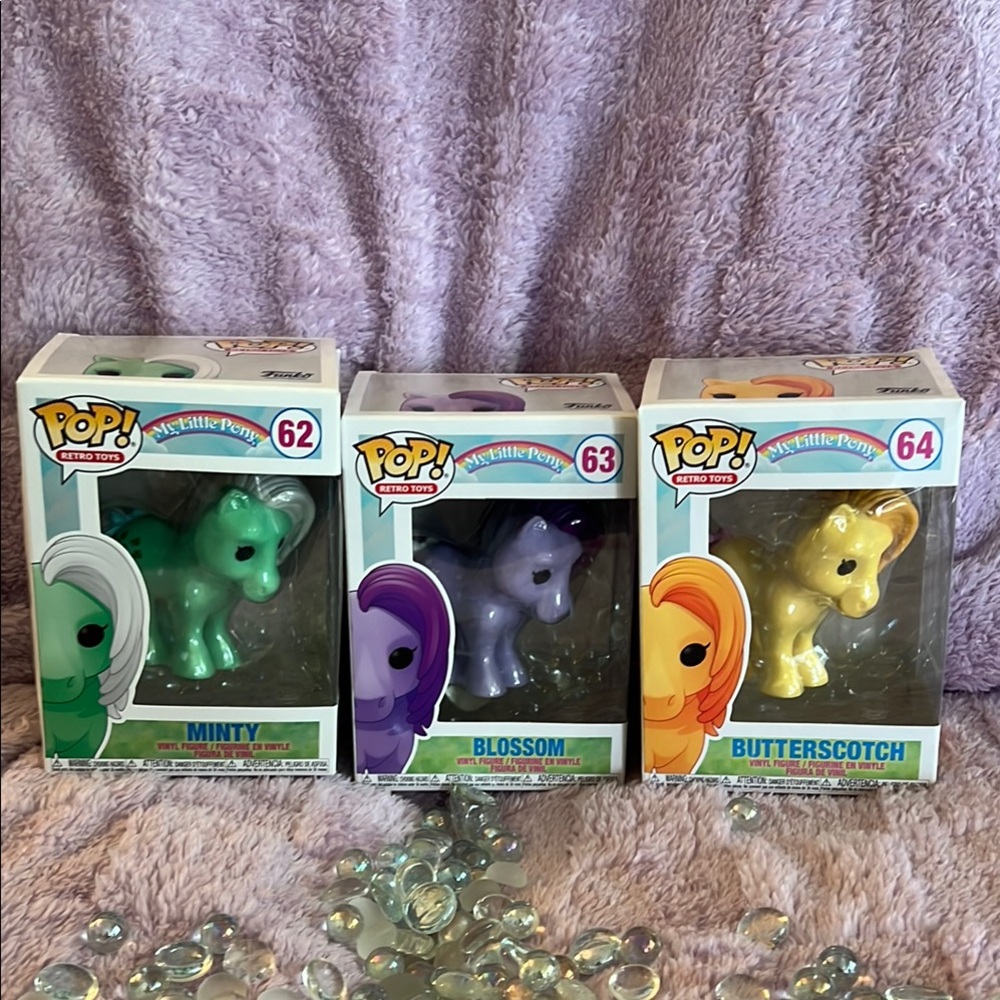 Funko My Little Pony Figures Set - Minty, Blossom, Butterscotch